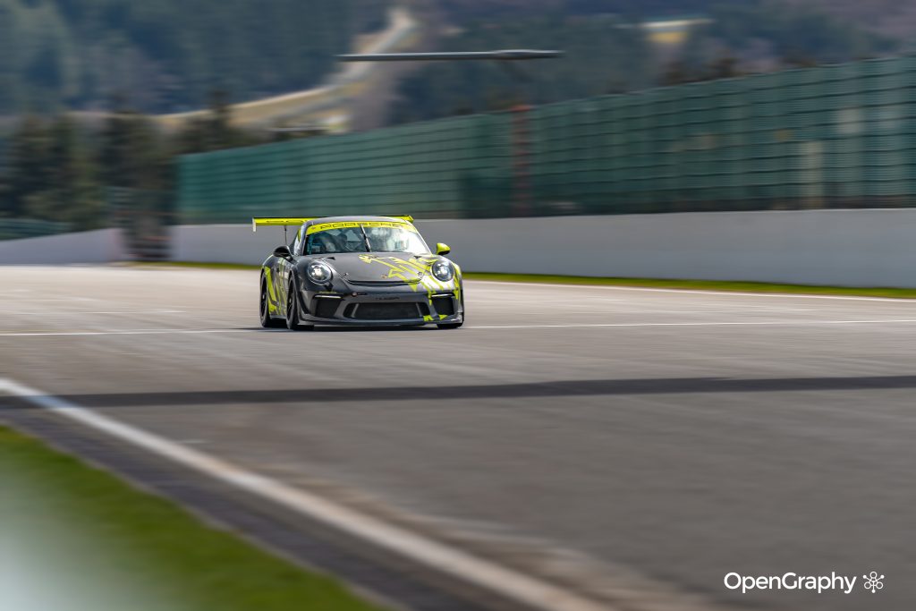 Porsche GT3 RS à spa francorchamps